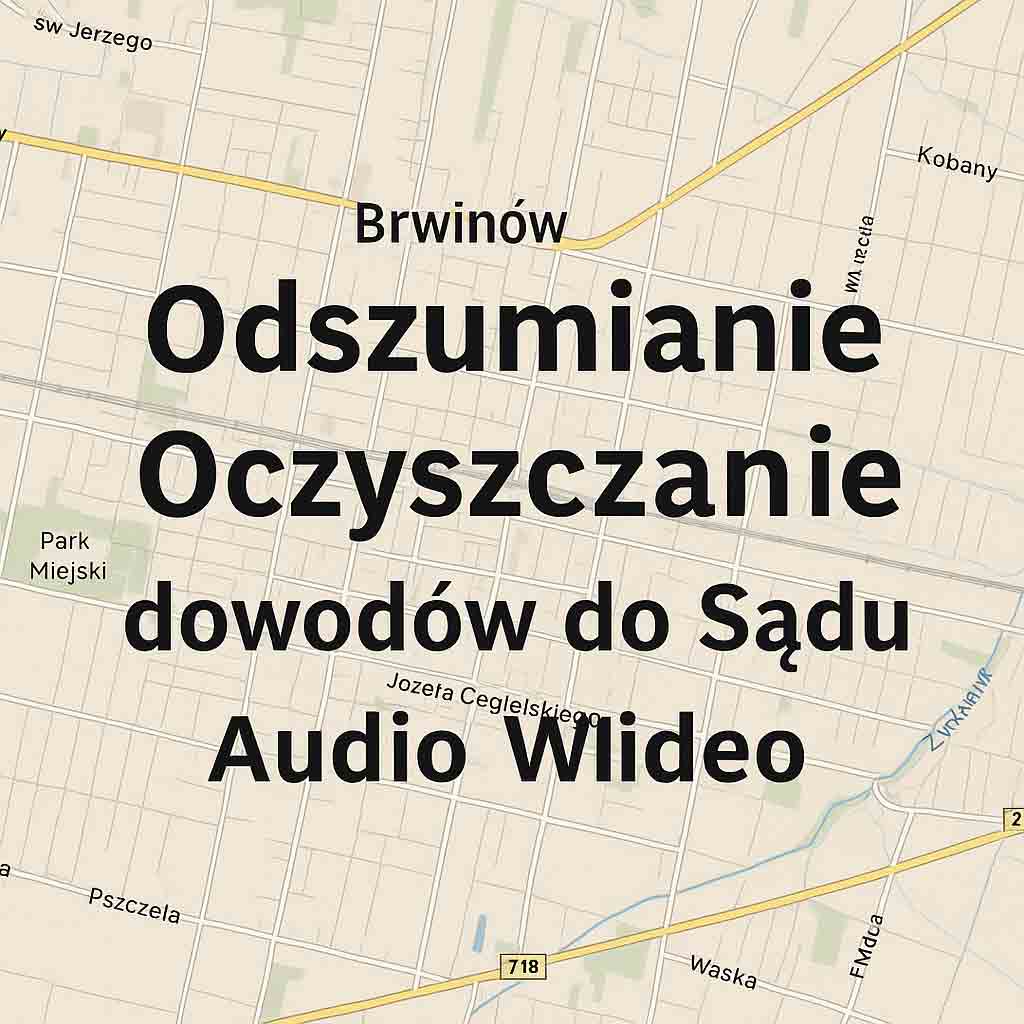 Odszumianie Nagrań audio do sądu Brwinów Odszumianie Nagrań audio do sądu Brwinów