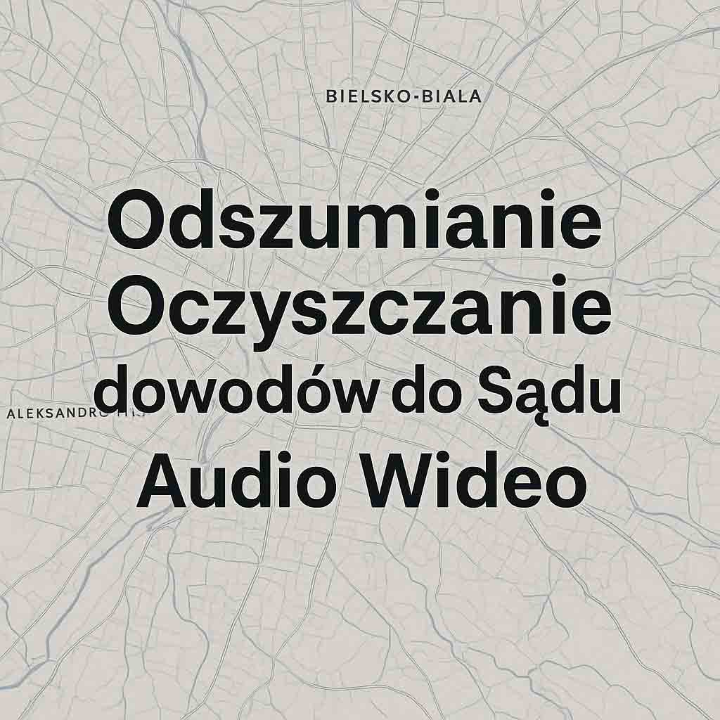 Odszumianie Nagrań do sądu Kępno Odszumianie Nagrań do sądu Kępno