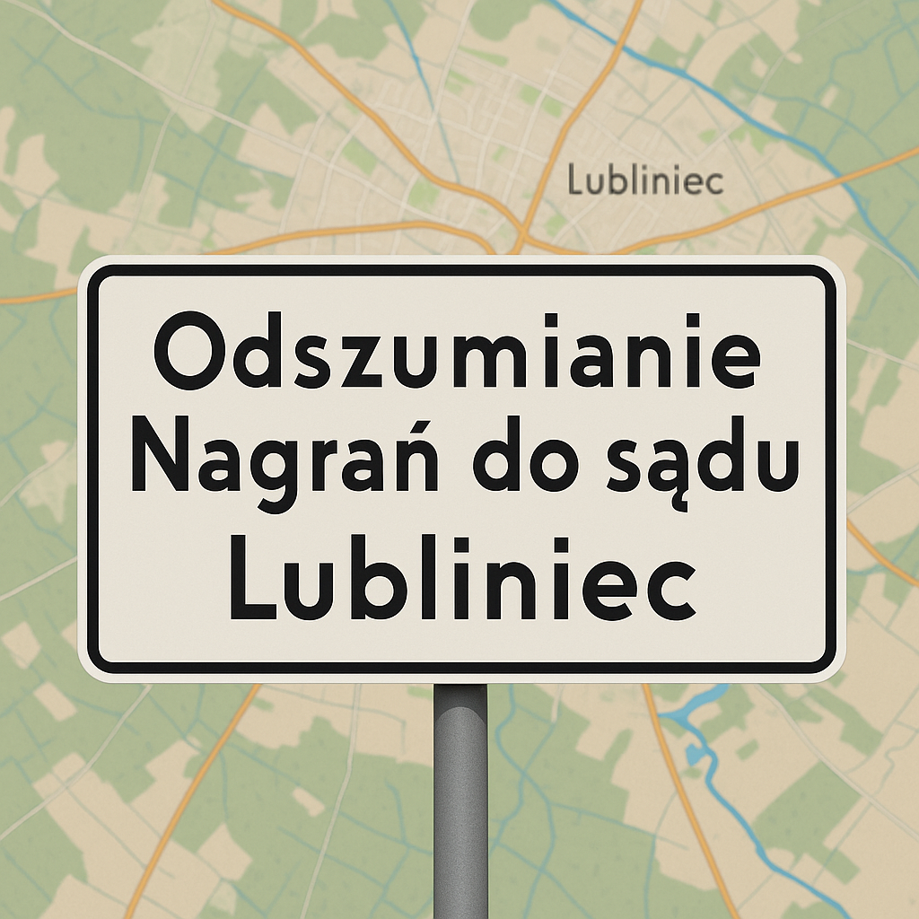 Odszumianie Nagrań do sądu Lubliniec