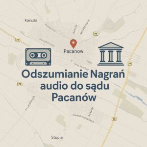 Odszumianie Nagrań audio do sądu Pacanów