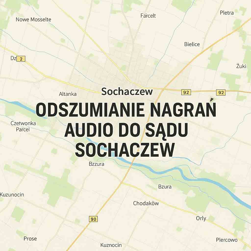 Odszumianie Nagrań audio do sądu Sochaczew Odszumianie Nagrań audio do sądu Sochaczew