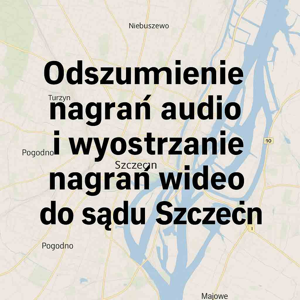 Odszumianie Nagrań audio do sądu Szczecin Odszumianie Nagrań audio do sądu Szczecin