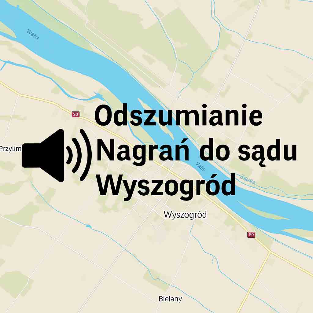 Odszumianie Nagrań do sądu Wyszogród