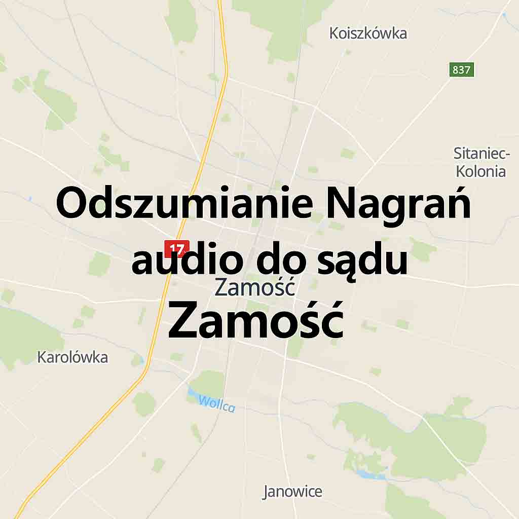 Odszumianie Nagrań audio do sądu Zamość Odszumianie Nagrań audio do sądu Zamość