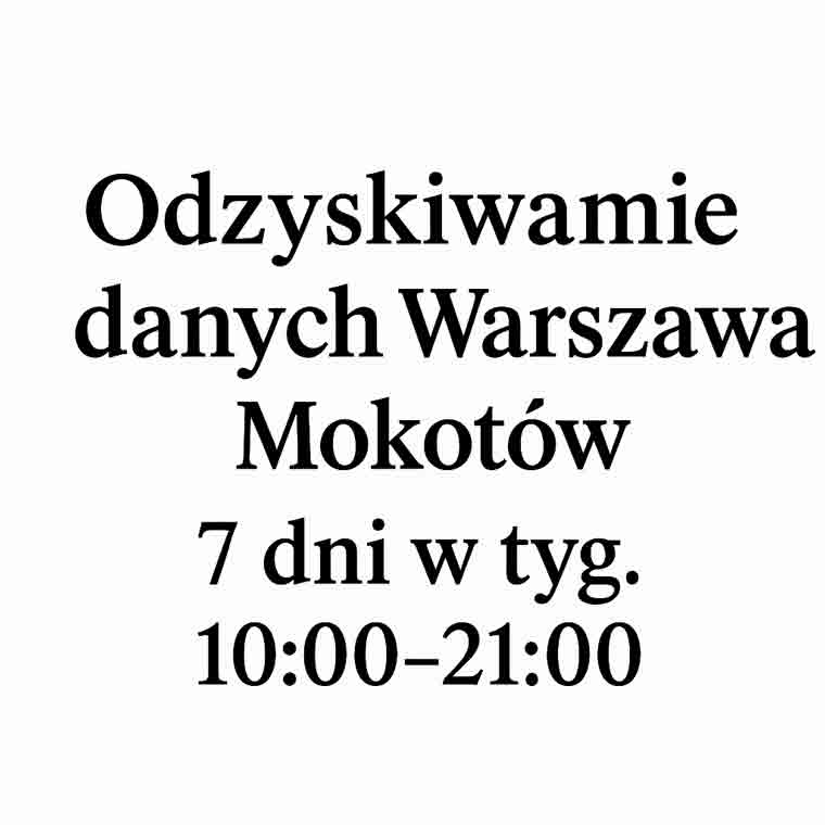 Odzyskiwanie danych ul.Kielecka 41, 02-530 Warszawa Gps:52.205845923017904, 21.004667499259345