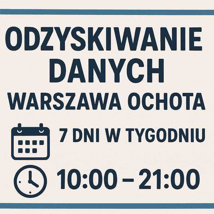 Odzyskiwanie Danych Ul.Sanocka 1, 02-110 Warszawa GPS:52.202172830375396, 20.981763484208827