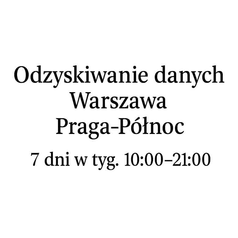 Odzyskiwanie danych ul. Darwina 4 lok 111a 03-484 Warszawa Gps:52.262590935545596, 21.02323501304856
