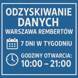 Odzyskiwanie danych Warszawa Rembertów ul.Chełmżyńska 198, 04-464 Warszawa gps:52.27543130592593, 21.117668468866775