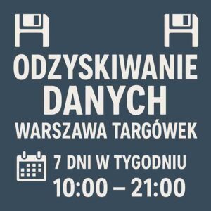 Odzyskiwanie danych Targówek ul.Łojewska 9, 03-392 Warszawa Gps:52.29665880901344, 21.041363784213946