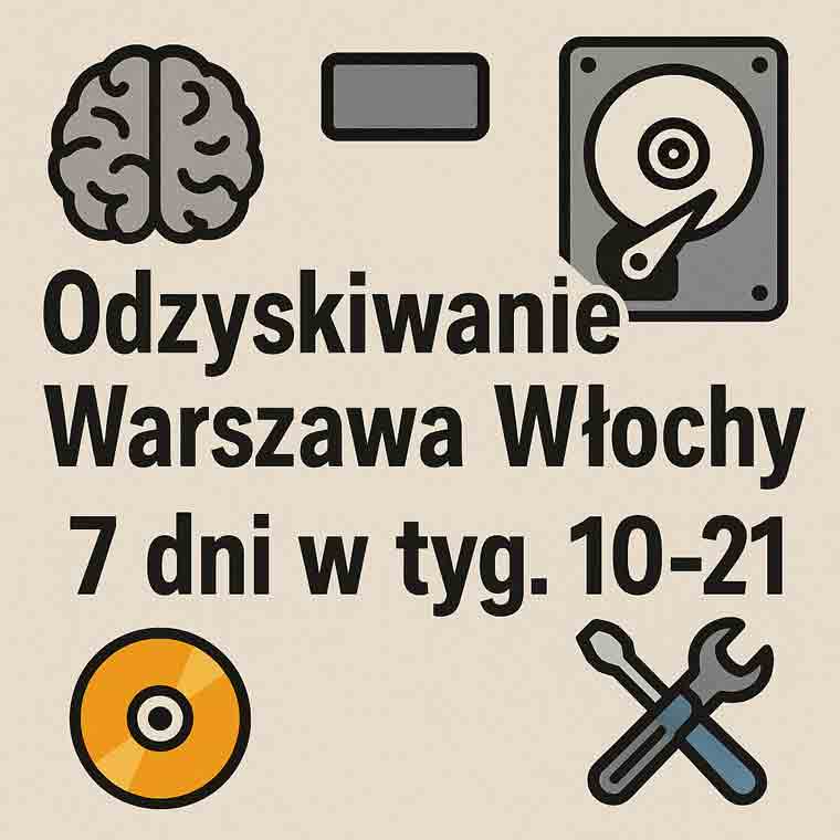 odzyskiwanie danych ul.Równoległa 16, 02-235 Warszawa Włochy Gps:52.19999946355784, 20.94435831118966