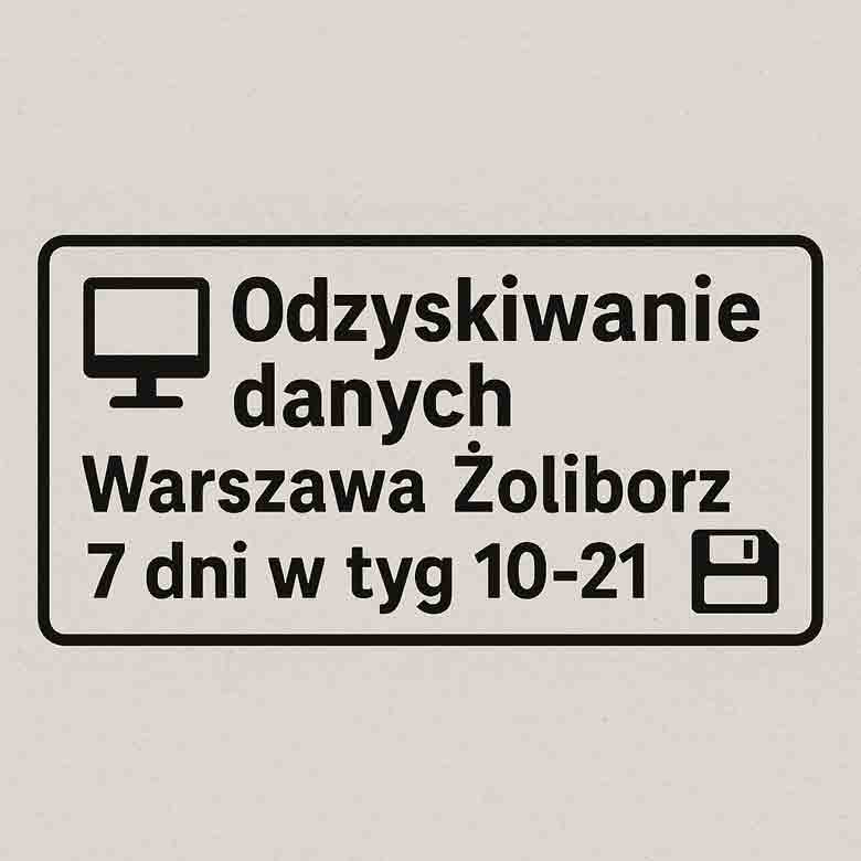 Odzyskiwanie danych ul.Kazimierza Promyka 1, 01-604 Warszawa Gps:52.27293877344081, 20.99420607089477