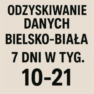 Odzyskiwanie Danych Bielsko-Biała