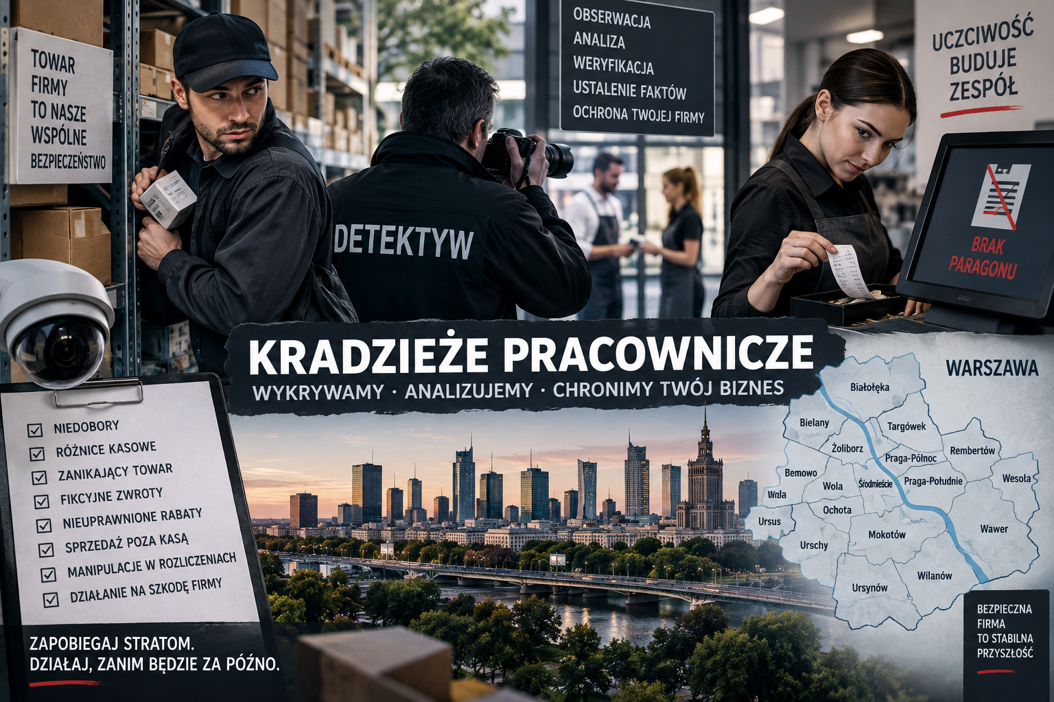 kradzieże pracownicze