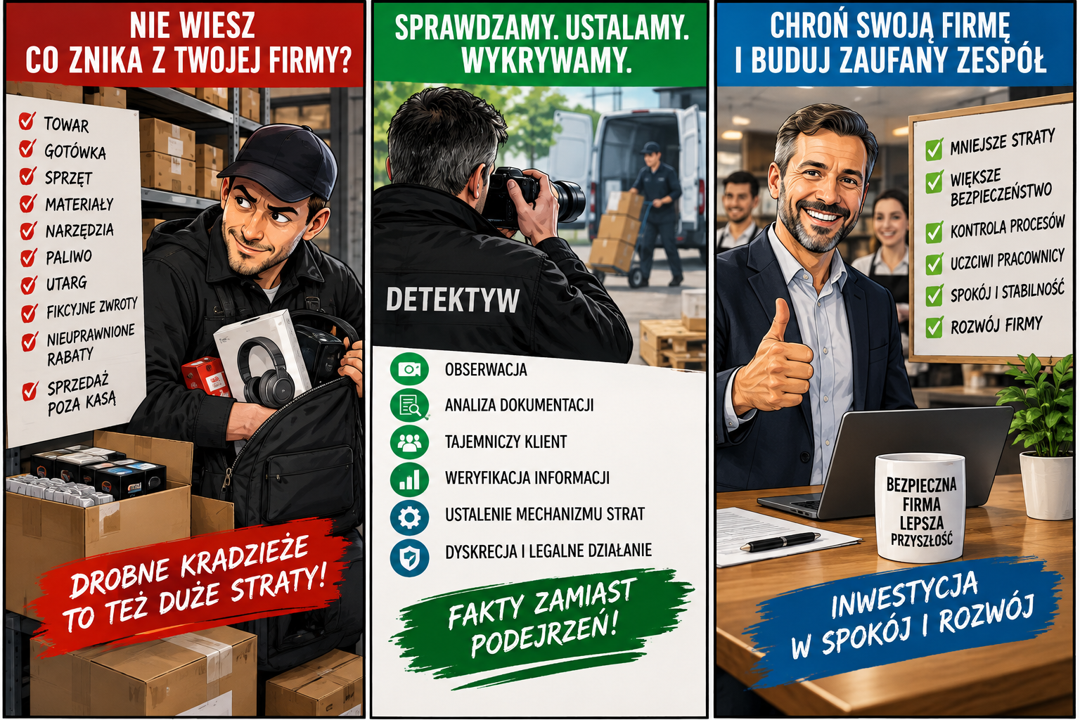 Kradzieże Pracownicze wykrywanie